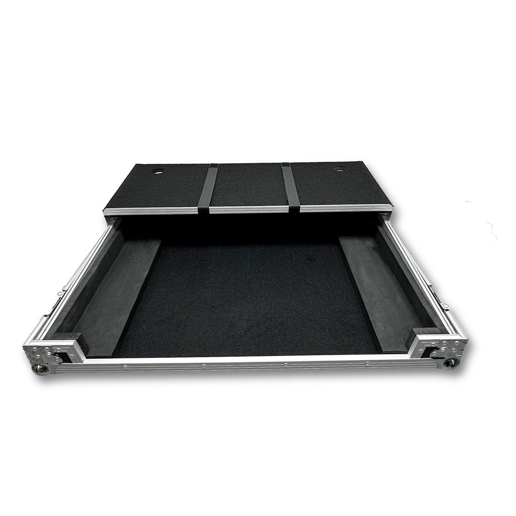 Protekt Case for Reloop Mixon 8 Pro - CSMIXON8 DJ Flight Case with Laptop Shelf for Mixon8 Controller