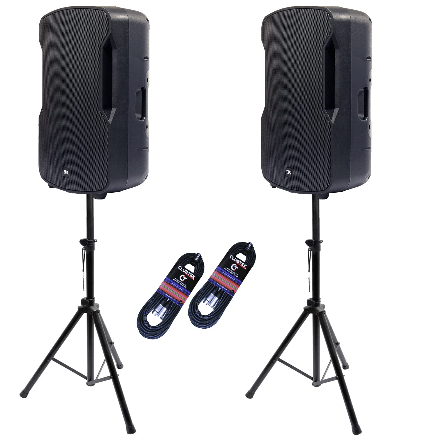 TEK audio Play12 12" Active Speaker 600W Stereo bluetooth and USB media player