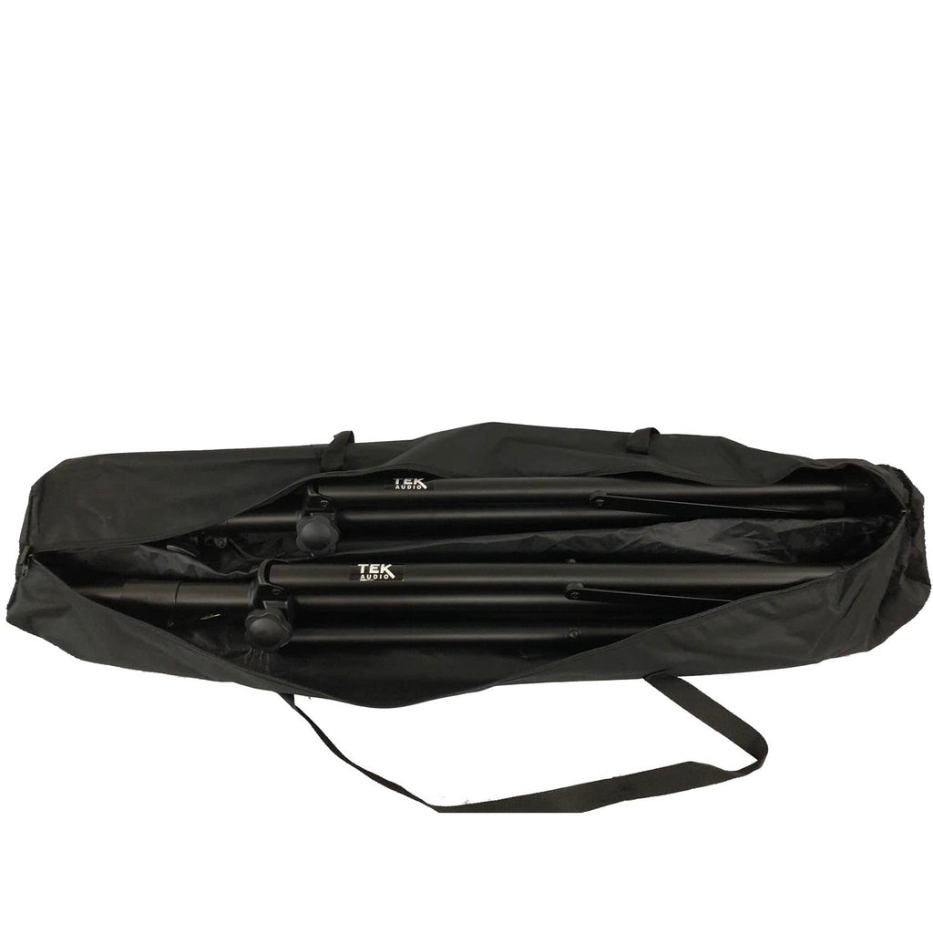 Speaker Stand Kit TEK audio SS270 Black all Metal Heavy Duty includes 2 Stands and carry bag