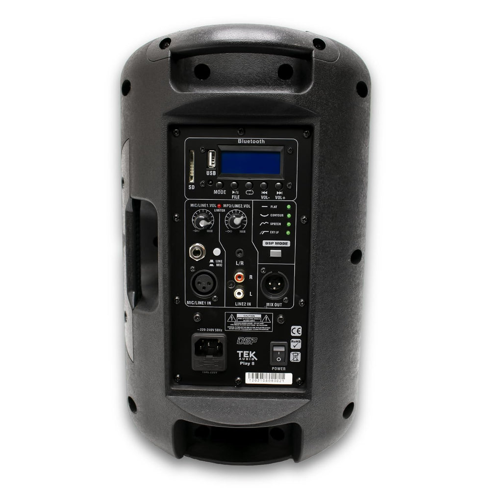 TEK audio Play 10 10" Active Speaker 400W with bluetooth and USB media player