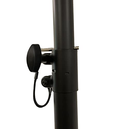 Speaker Stand Kit TEK audio SS270 Black all Metal Heavy Duty includes 2 Stands and carry bag