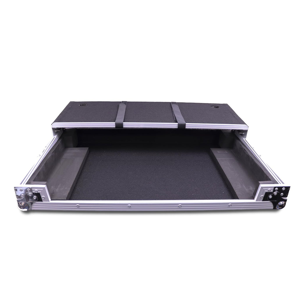 Protekt Case for Roland DJ-808 - Plus Series CS808 DJ Flight Case with Laptop Shelf for DJ-808 Controller