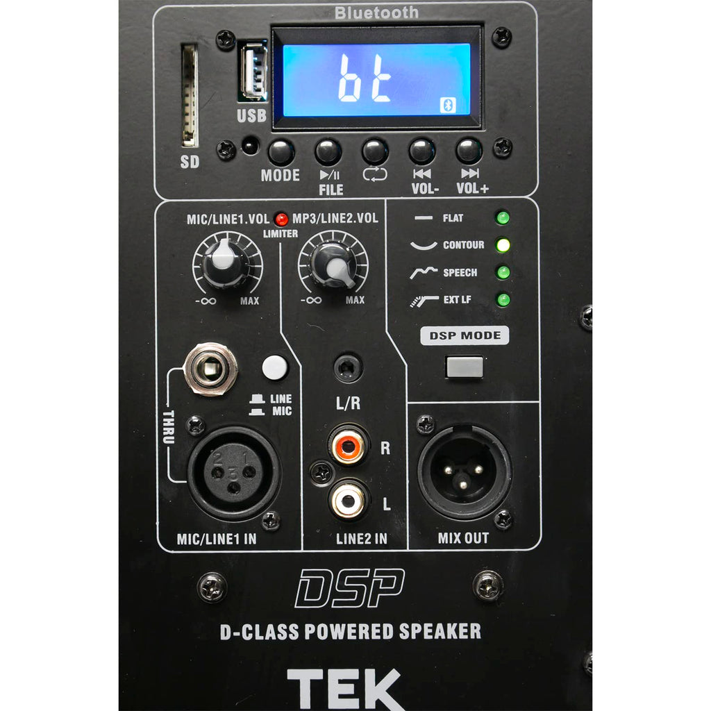 TEK audio Play 10 10" Active Speaker 400W with bluetooth and USB media player