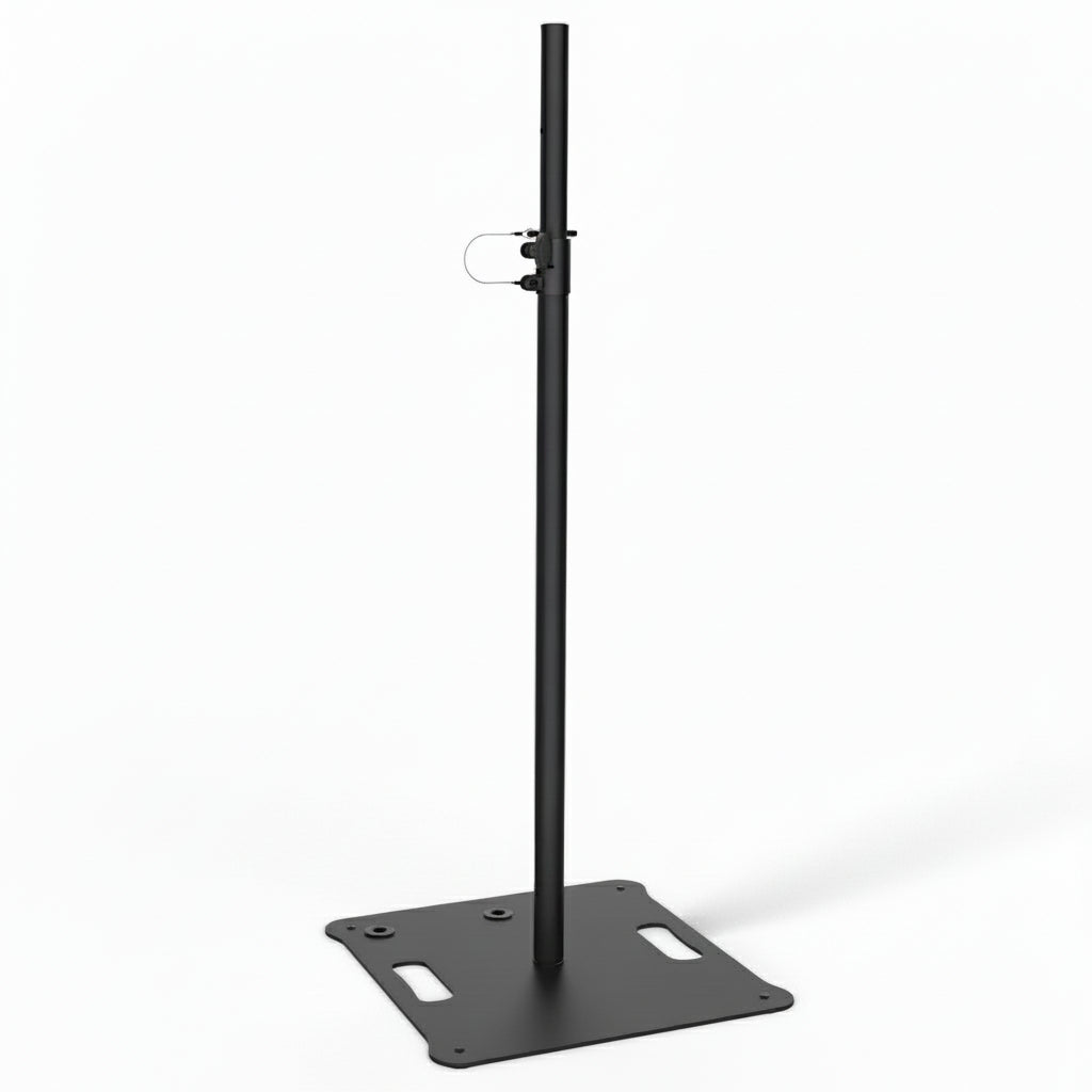 (Pair) TEK audio SS600 - square base elegant space-saving speaker stands