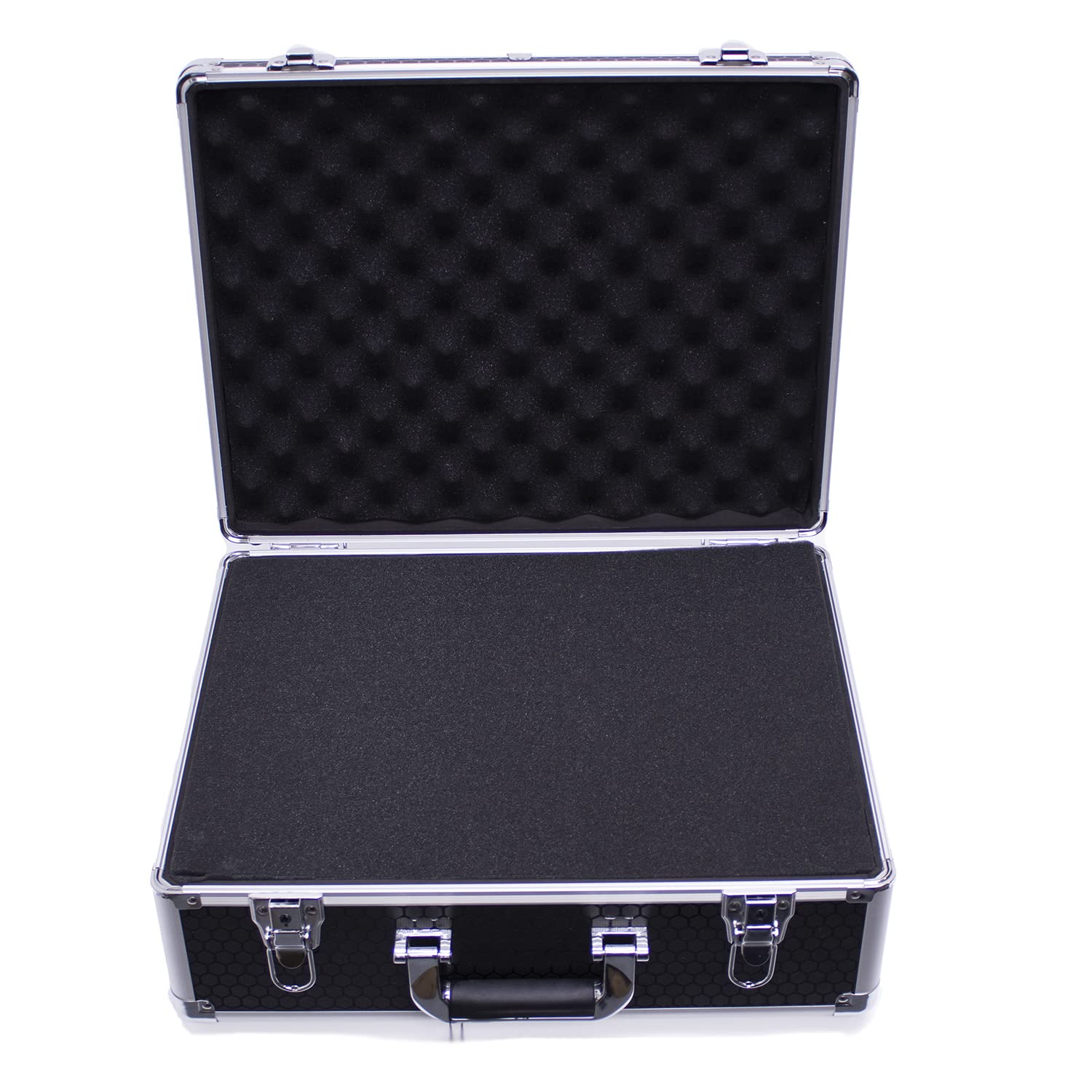 Protekt Universal Utility Flight Case CPFM Plus Series Pick and Fit diced Foam Briefcase, Storage Case for Lighting Controllers, Small DJ Controllers, Cables, Audio Equipment and More