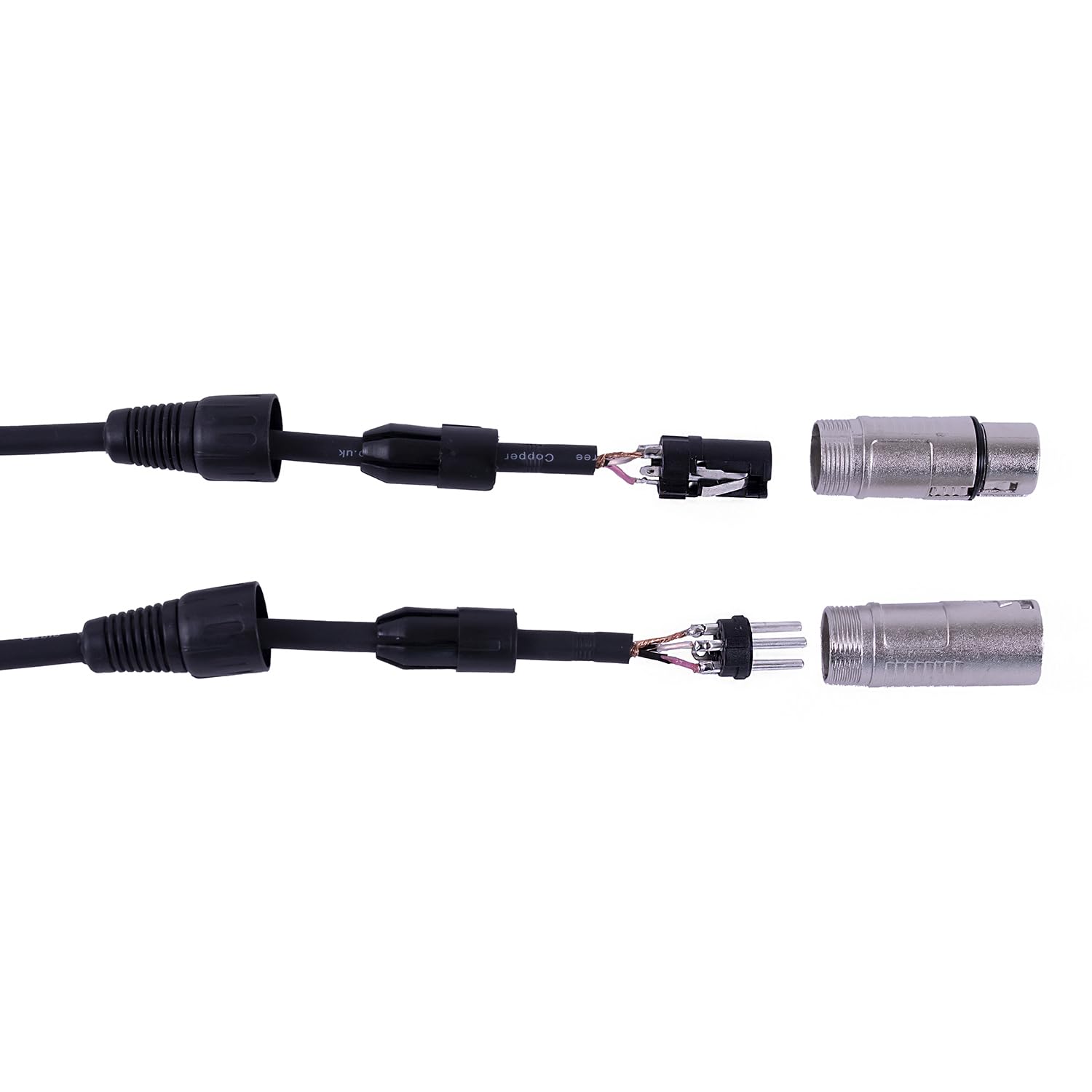 Premium XLR Cable for a Clear Audio Signal with Balanced Male to Female Microphone Lead, plus Cable Tie, for professional DJ, stage and studio