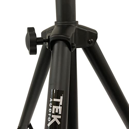 Speaker Stand Kit TEK audio SS270 Black all Metal Heavy Duty includes 2 Stands and carry bag