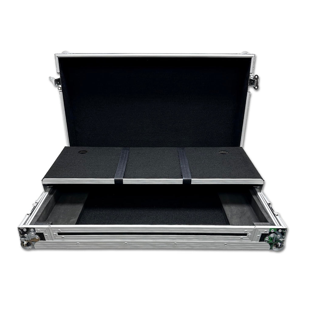 Protekt Case for Rane Four - Plus Series CSRANE4W DJ Flight Case with Laptop Shelf for Rane Controller (with Shelf & Wheels)