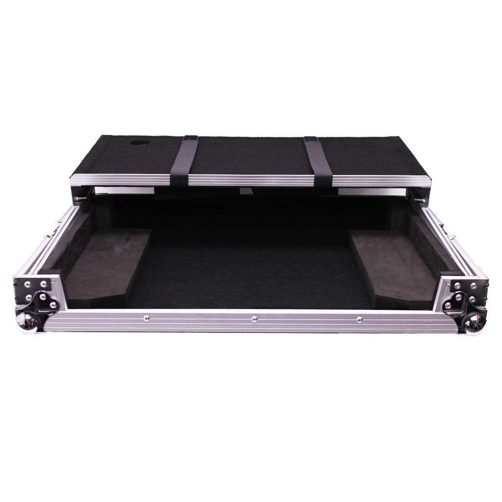 Protekt Plus CNS4 DJ Flight Case for Numark NS4FX Controller with Laptop Sliding Shelf