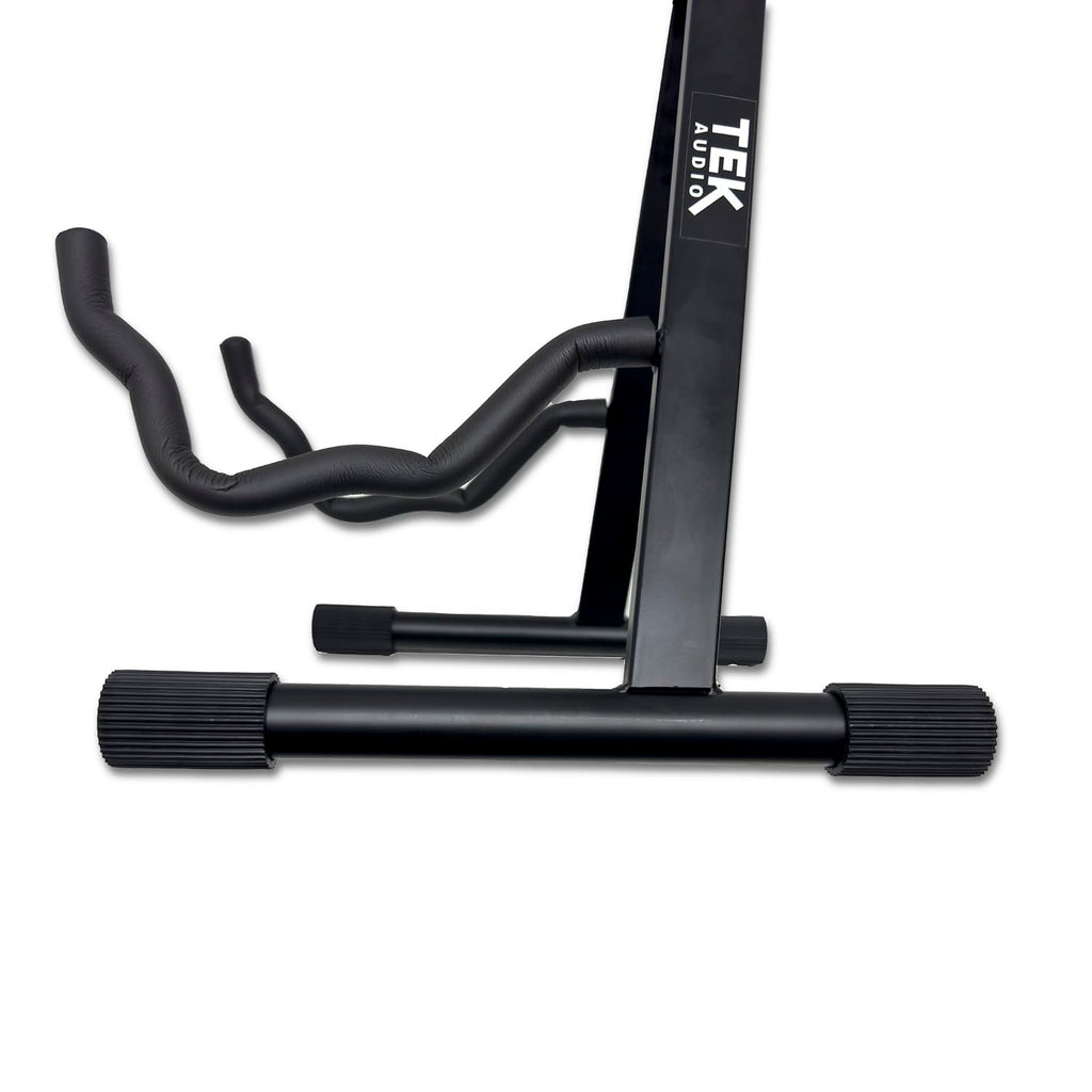 TEK audio Guitar Stand GS300 Foldable A-frame for acoustic, electric, and bass guitars