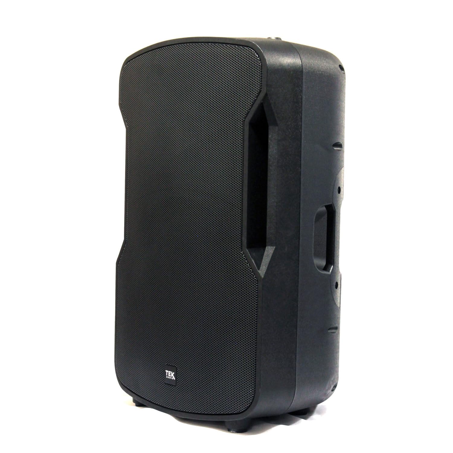 TEK audio Play15 15" Active Speaker 600W Stereo bluetooth and USB media player