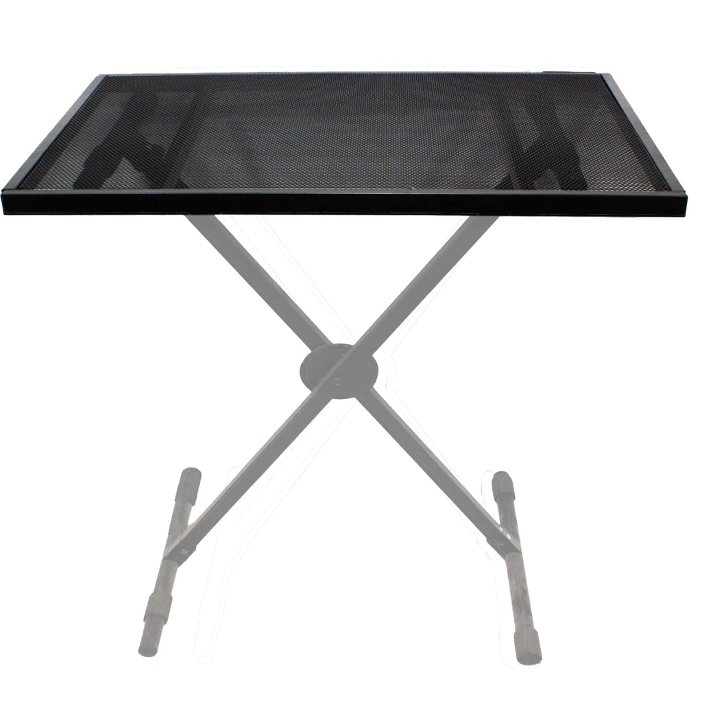 TEK audio DJ Shelf 45x100cm can be used with X-style Keyboard Stands (keyboard stand not included)