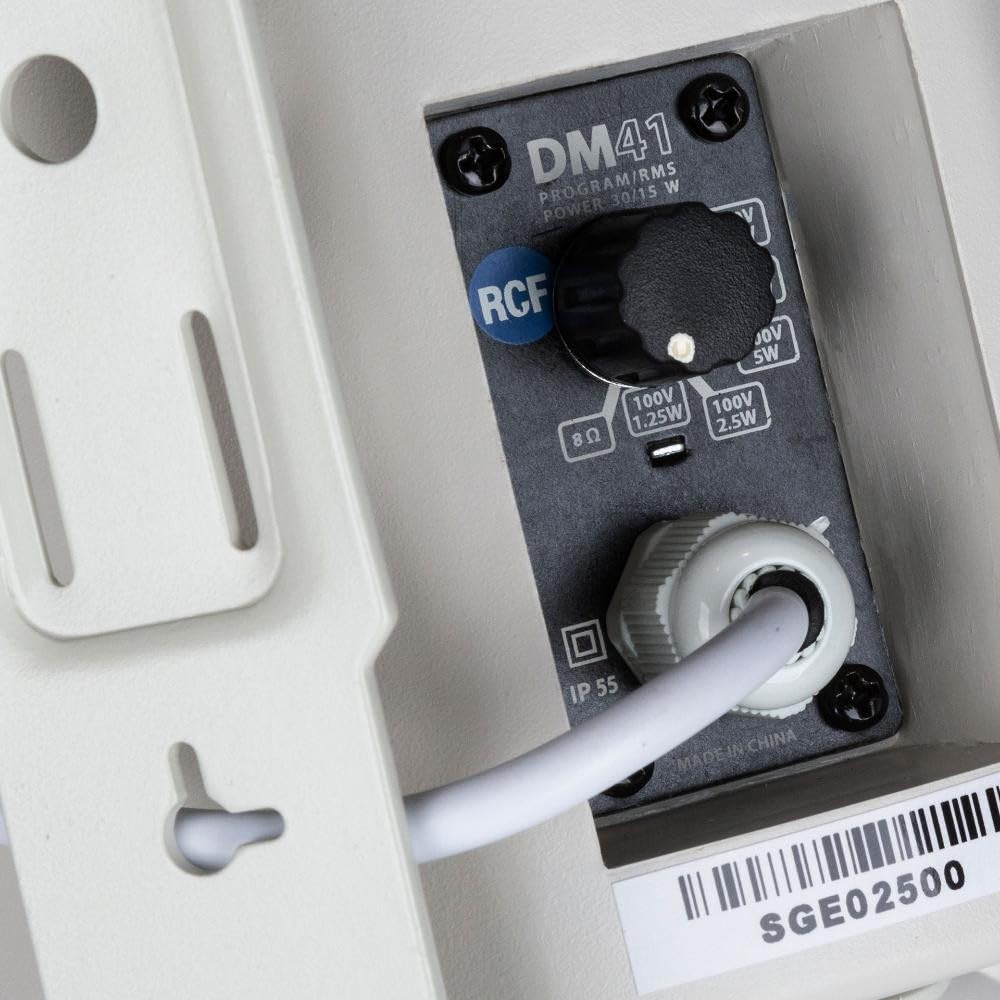 DM41 3.5" 2-Way Compact Outdoor Loudspeaker 15W 100V IP55 White