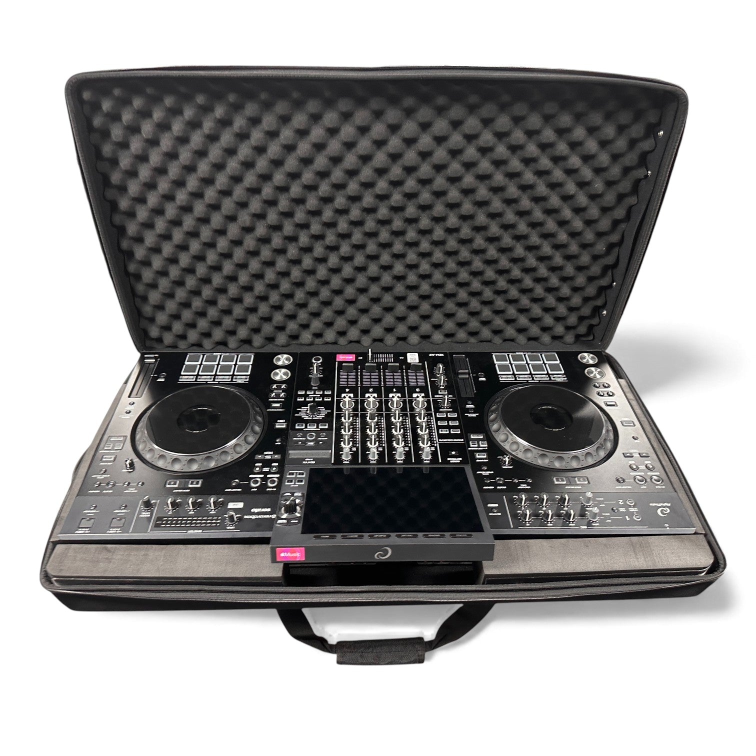 Protekt Bag with Wheels for XDJ-AZ - BAZW DJ Hard Carry Bag for Alpha Theta Pioneer Dj Controller