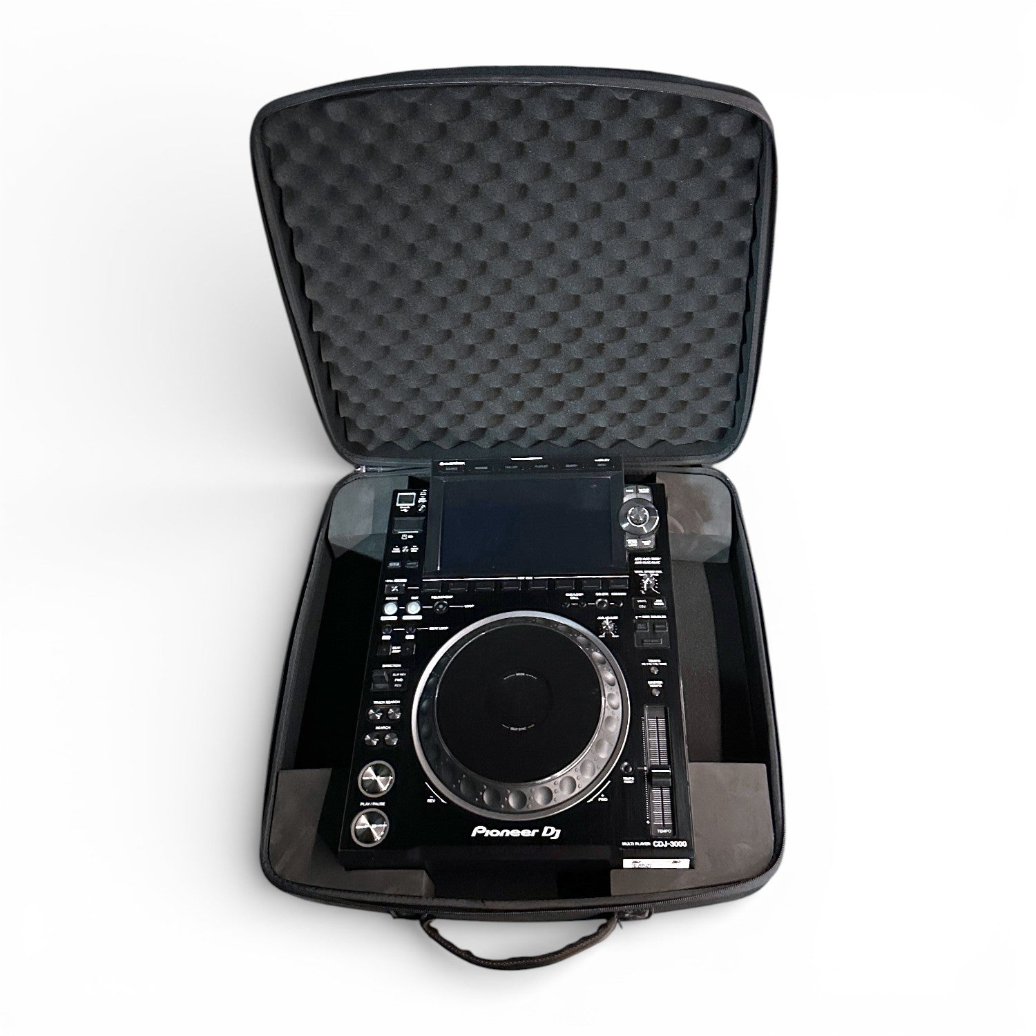 Protekt CDJ-3000 EVA Bag from BCDJ3P DJ Carry Bag for Pioneer Player - with 4 Front Pockets for Laptop, Headphones, Cables and Essential Accessories