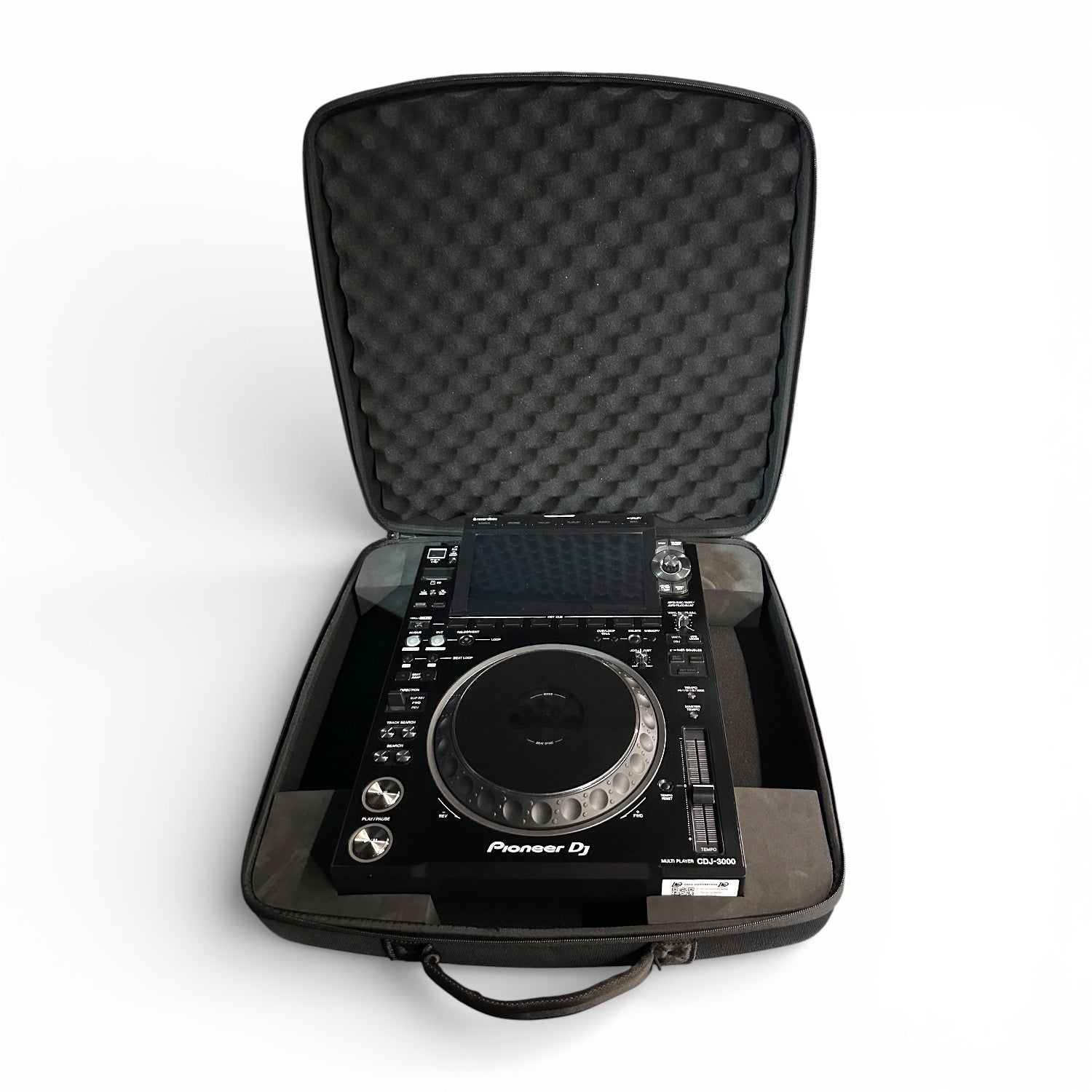 Protekt CDJ-3000 EVA Bag from BCDJ3P DJ Carry Bag for Pioneer Player - with 4 Front Pockets for Laptop, Headphones, Cables and Essential Accessories