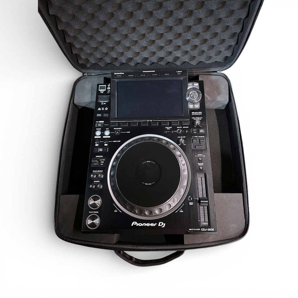 Protekt CDJ-3000 EVA Bag from BCDJ3BP DJ Carry Bag for Pioneer Player - with 4 Front Pockets for Laptop, Headphones, Cables and Essential Accessories