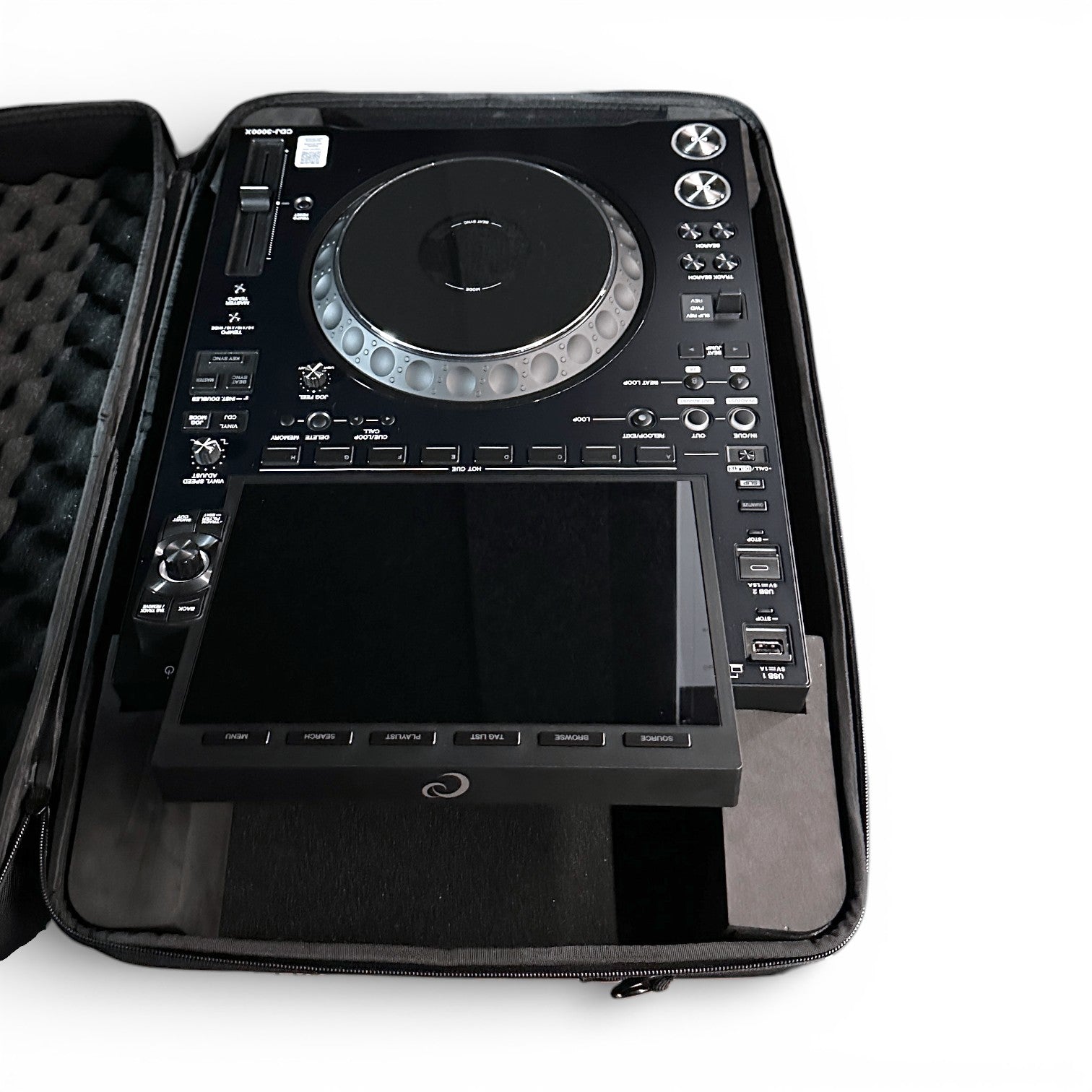 Protekt CDJ-3000X EVA Bag from BCDJ3XB DJ Carry Bag for Pioneer Player - with Removable Backpack Straps