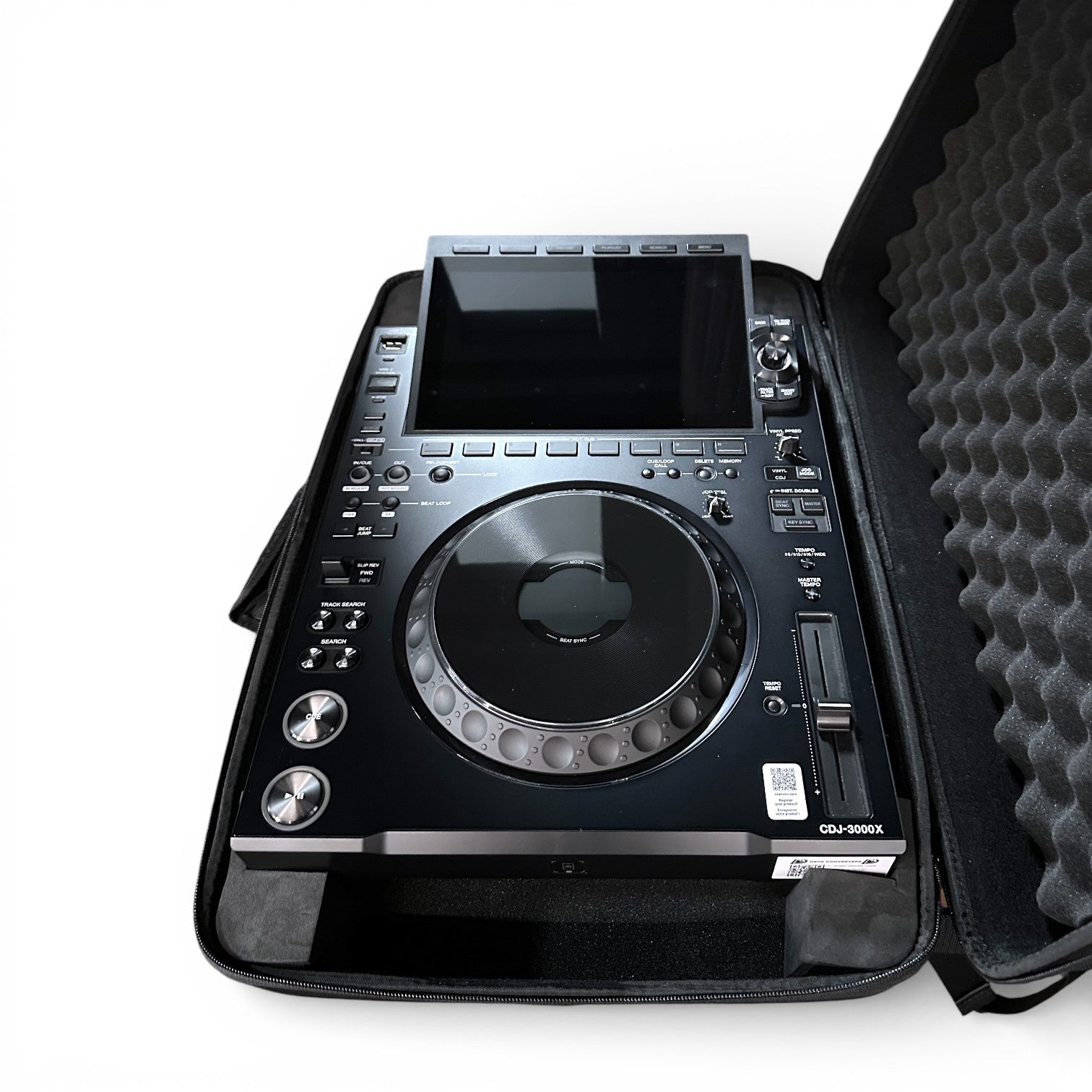 Protekt CDJ-3000X EVA Bag from BCDJ3XB DJ Carry Bag for Pioneer Player - with Removable Backpack Straps