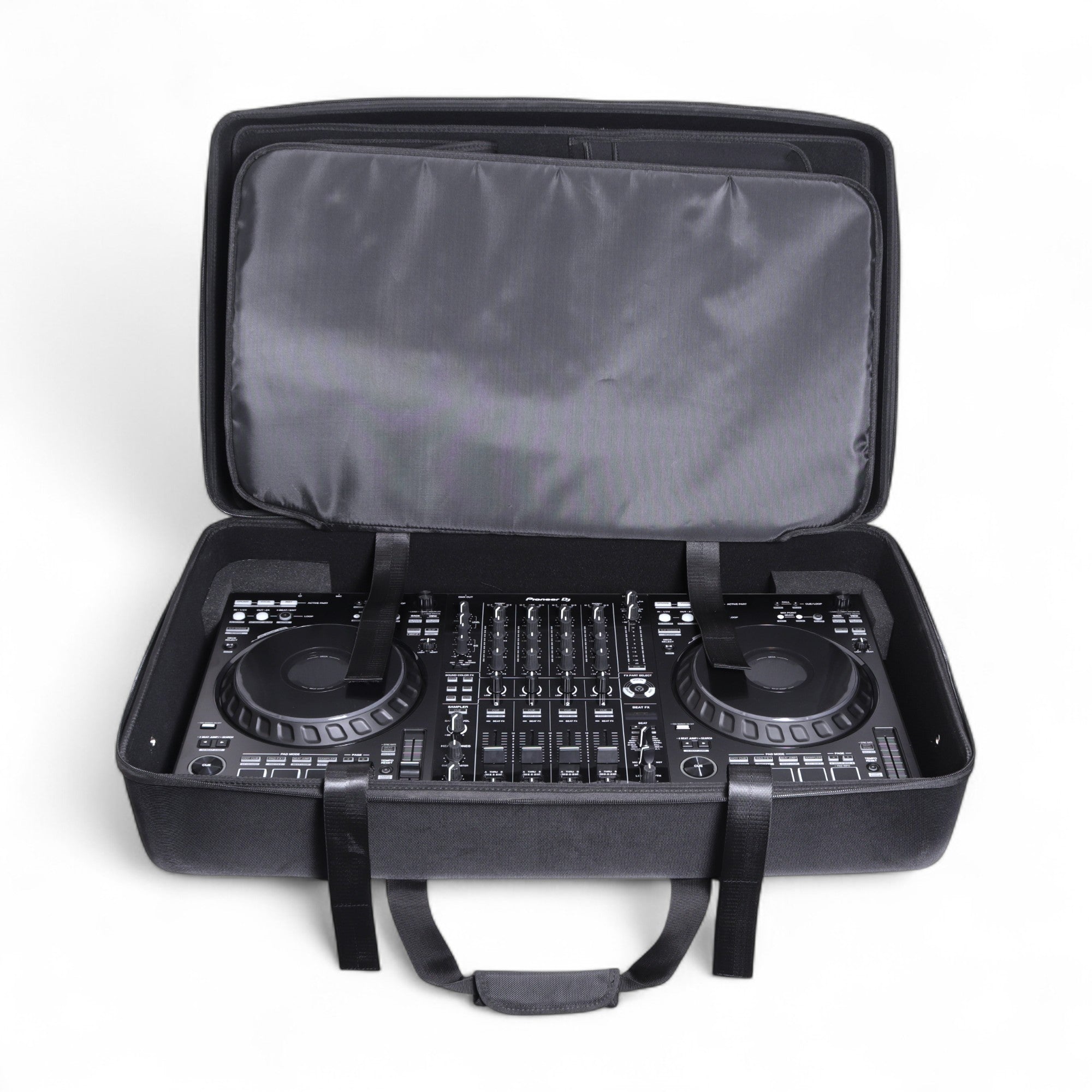 Protekt Bag for Alpha Theta DDJ-FLX10 with Internal Pockets BFLX10IP DJ Hard Carry Bag for Pioneer DJ Controller, Pockets for Laptop, Headphones, Cables