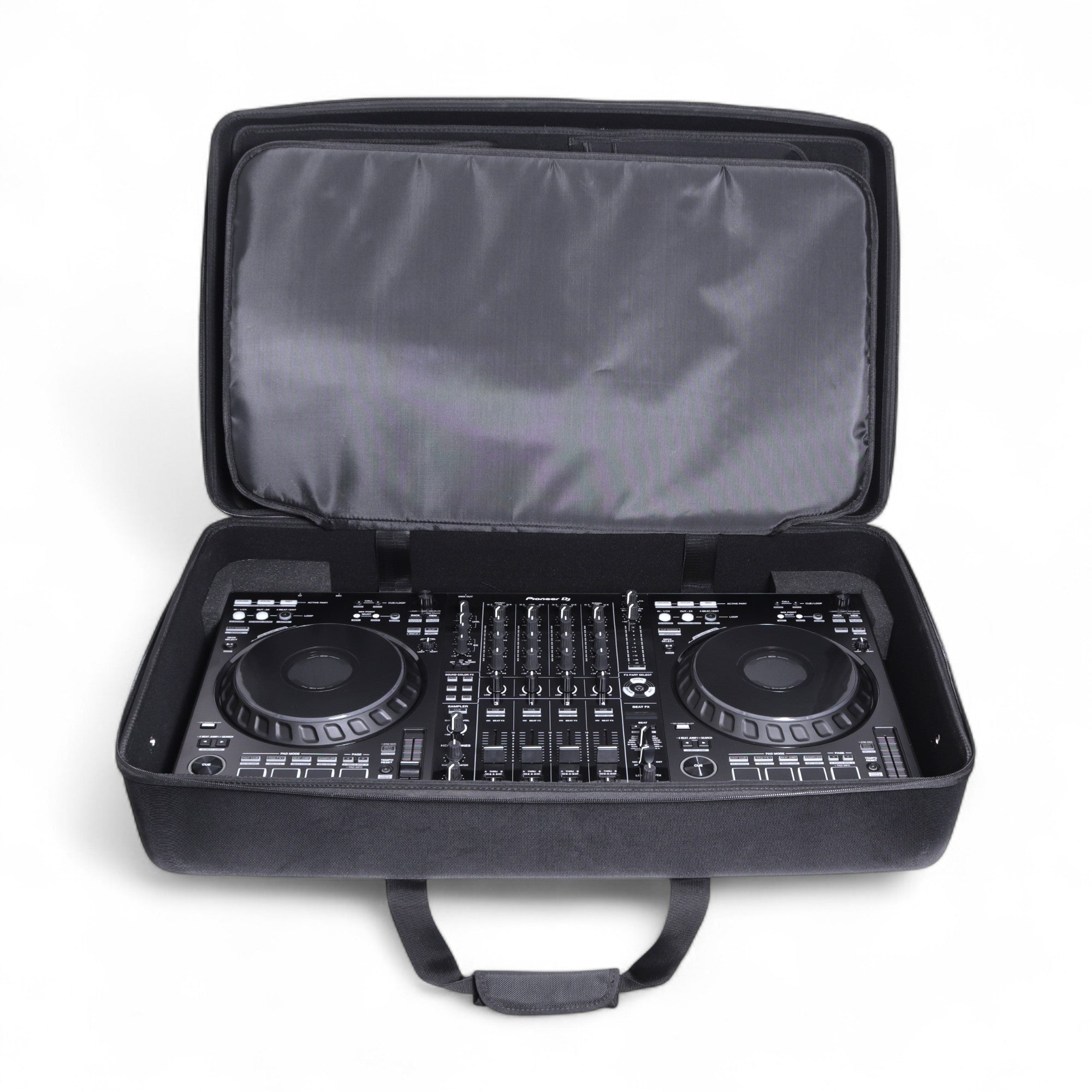 Protekt Bag for Alpha Theta DDJ-FLX10 with Internal Pockets BFLX10IP DJ Hard Carry Bag for Pioneer DJ Controller, Pockets for Laptop, Headphones, Cables