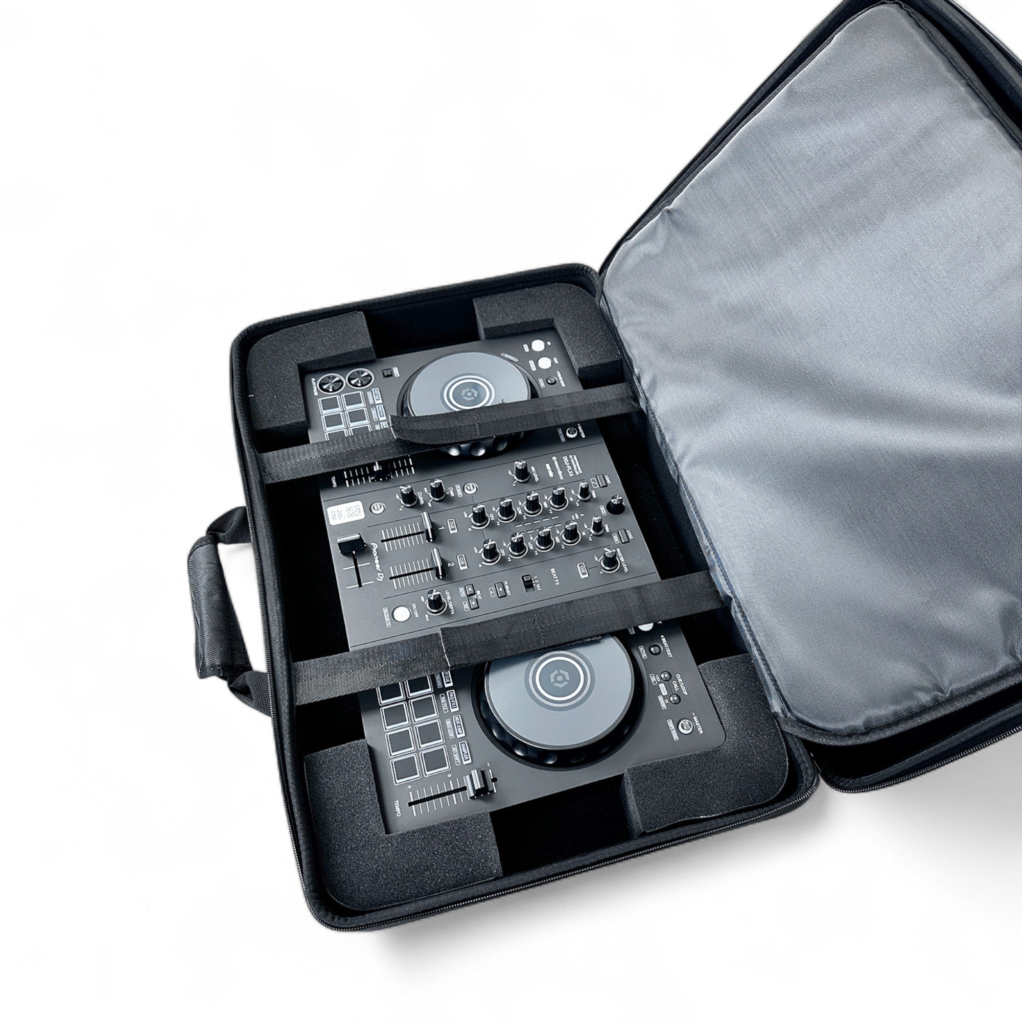 Protekt Bag for Pioneer DDJ-FLX4 with Internal Pockets BFLX4IP DJ Hard Carry Bag for Pioneer DJ Controller, Pockets for Laptop, Headphones, Cables