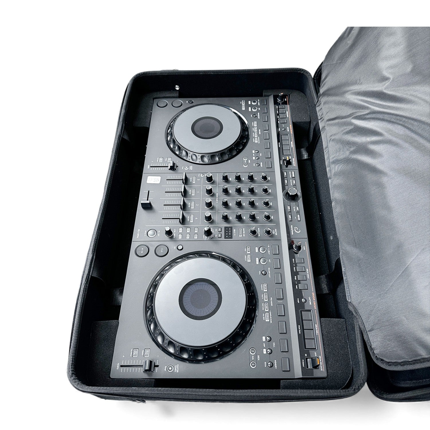 Protekt Bag for Alpha Theta DDJ-GRV6 with Internal Pockets BGRV6IP DJ Hard Carry Bag for Pioneer DJ Controller, Pockets for Laptop, Headphones, Cables