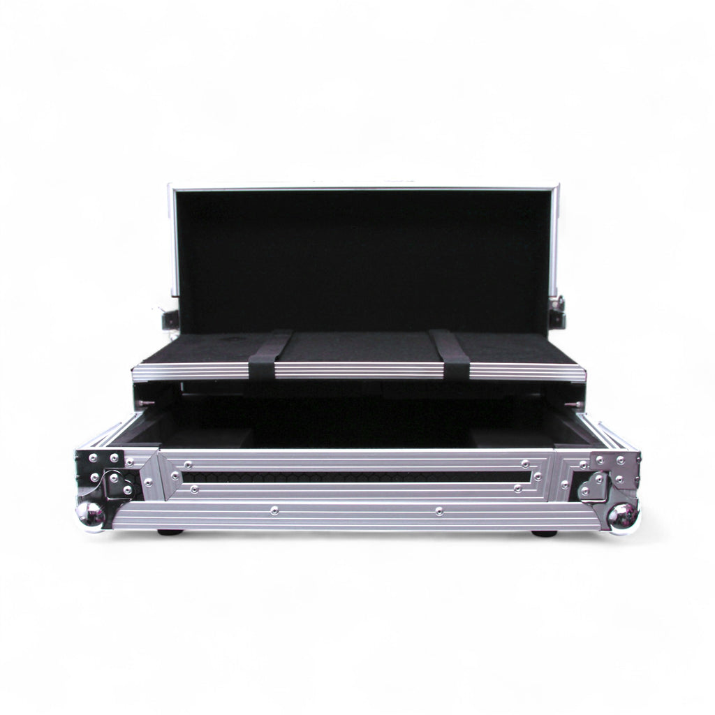 Protekt Case for Hercules Inpulse 500 Plus Series CSINP5 DJ Flight Case + Laptop Shelf for DJ Controller