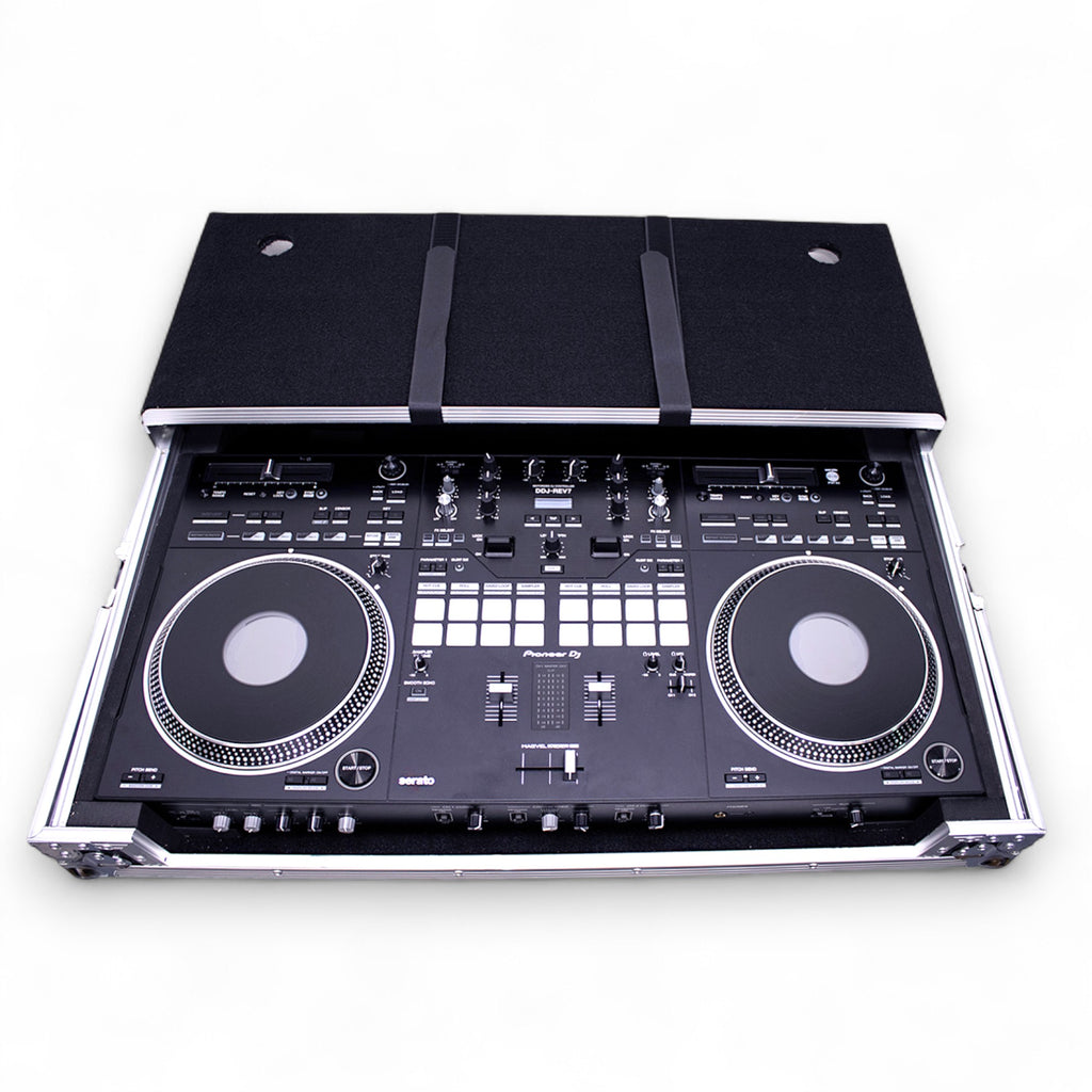 Protekt DDJ-REV7 Plus Series CSREV7 DJ Flight Case + Laptop Shelf for Pioneer Controller