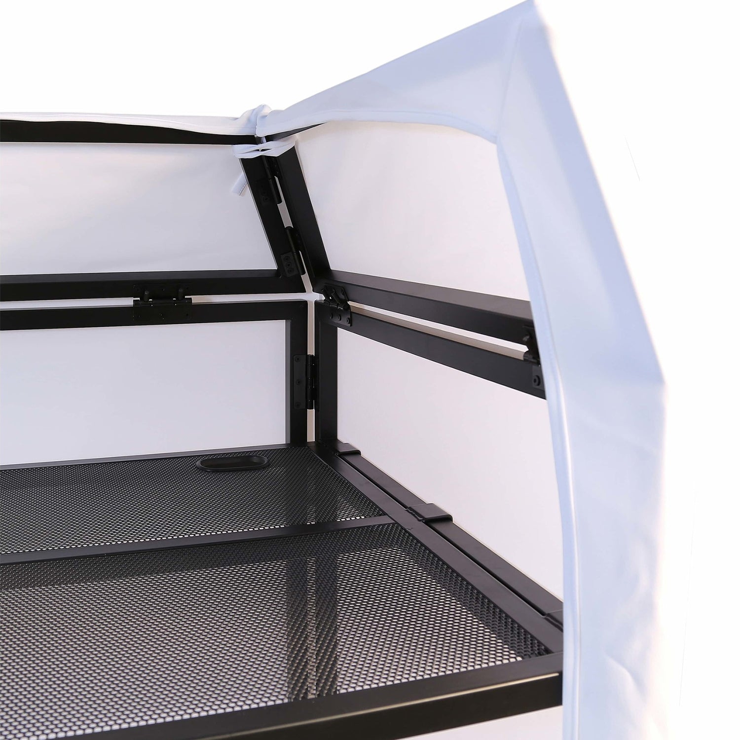 TEK audio lightweight Foldable DJ Booth include carrying bag and Black & White Lycra