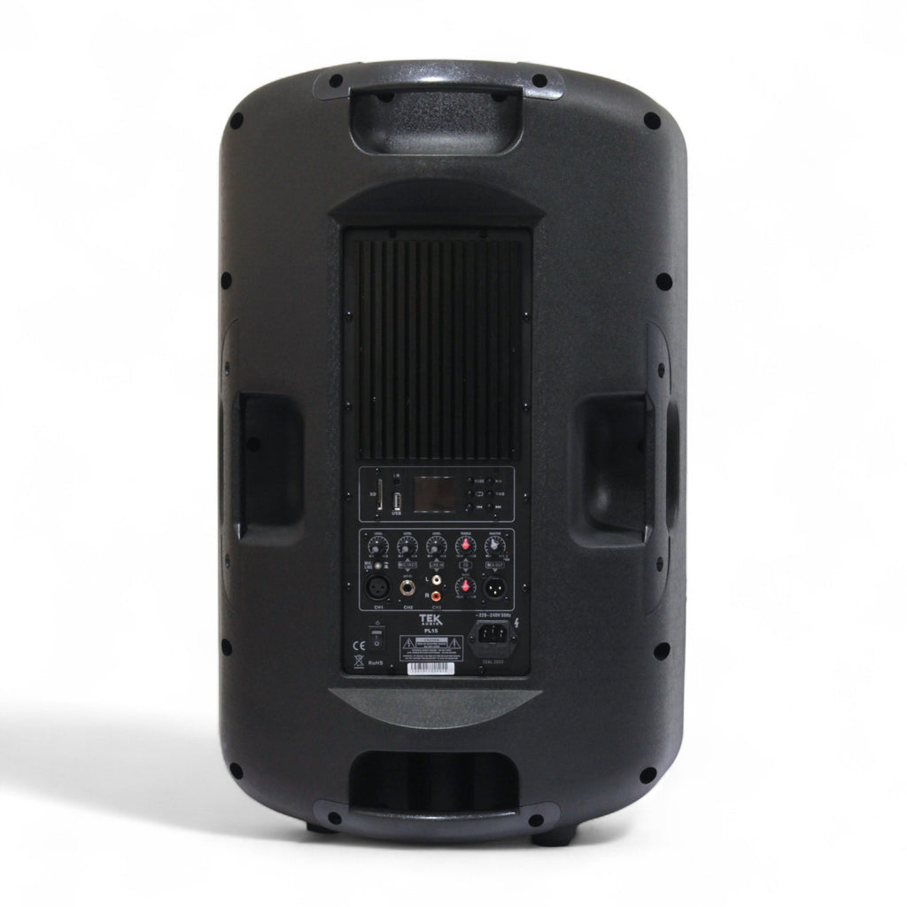TEK audio Play15 15" Active Speaker 600W Stereo bluetooth and USB media player