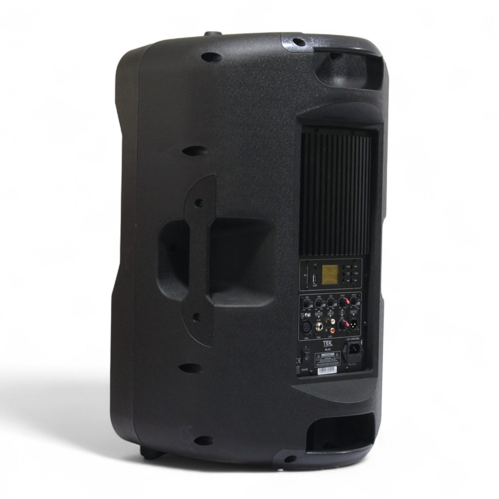TEK audio Play15 15" Active Speaker 600W Stereo bluetooth and USB media player