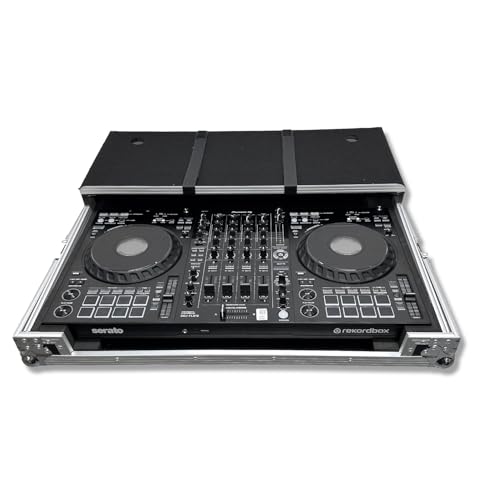 Protekt DDJ-FLX10 Plus Series DJ Flight Case with Laptop Shelf for Pioneer Controller