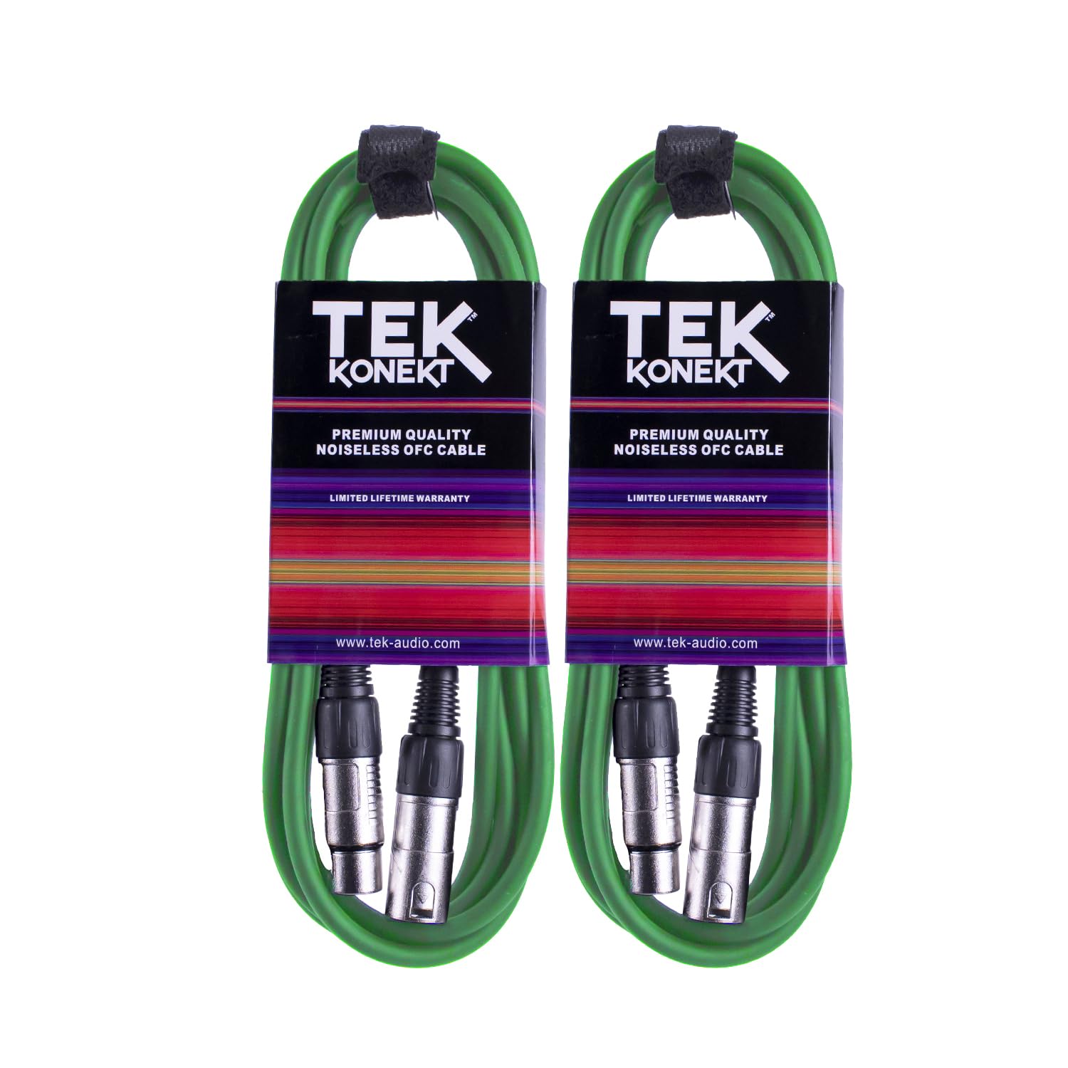 Premium XLR Cable for a Clear Audio Signal with Balanced Male to Female Microphone Lead, plus Cable Tie, for professional DJ, stage and studio