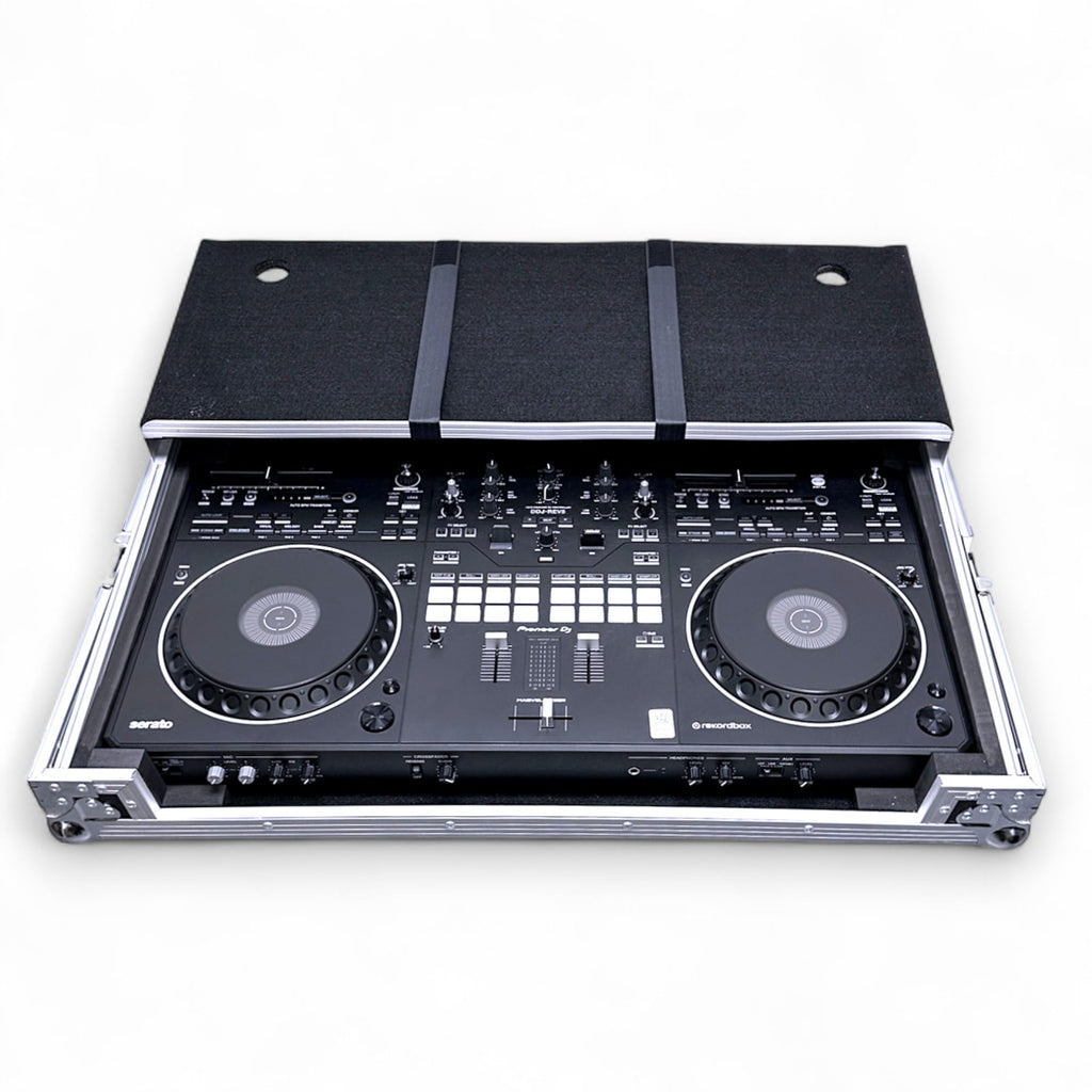 Protekt DDJ-REV5 Plus Series CSREV5W DJ Flight Case with Wheels and Laptop Shelf for Pioneer Controller