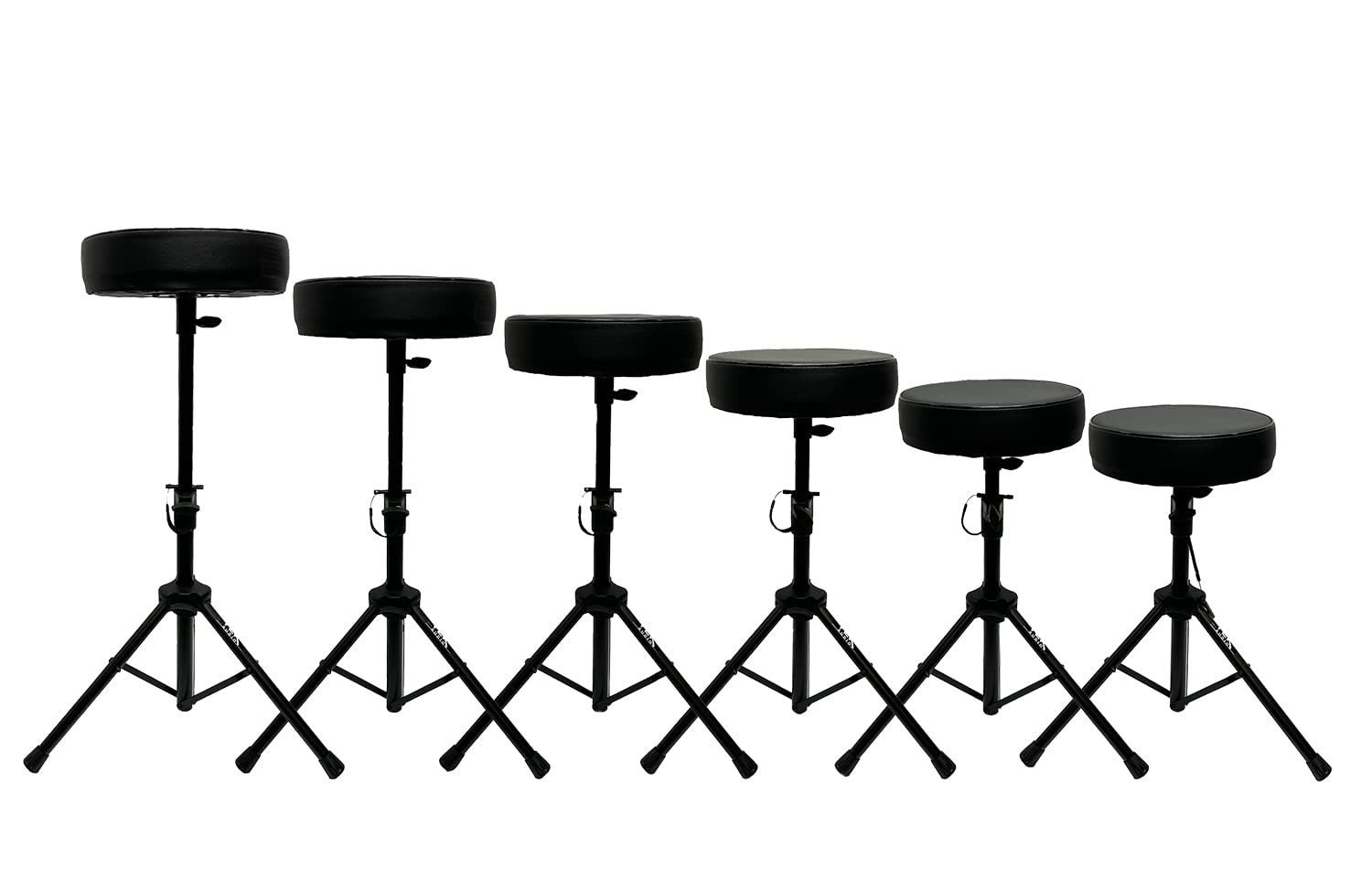 TEK audio DS450 - DJ seat - Keyboard/Drum Stool with Padded Seat adjustable hight