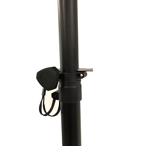 TEK audio SS260 - Speaker Stands Kit including 2 Stands and carry bag PA Stand Mobile DJ medium legs