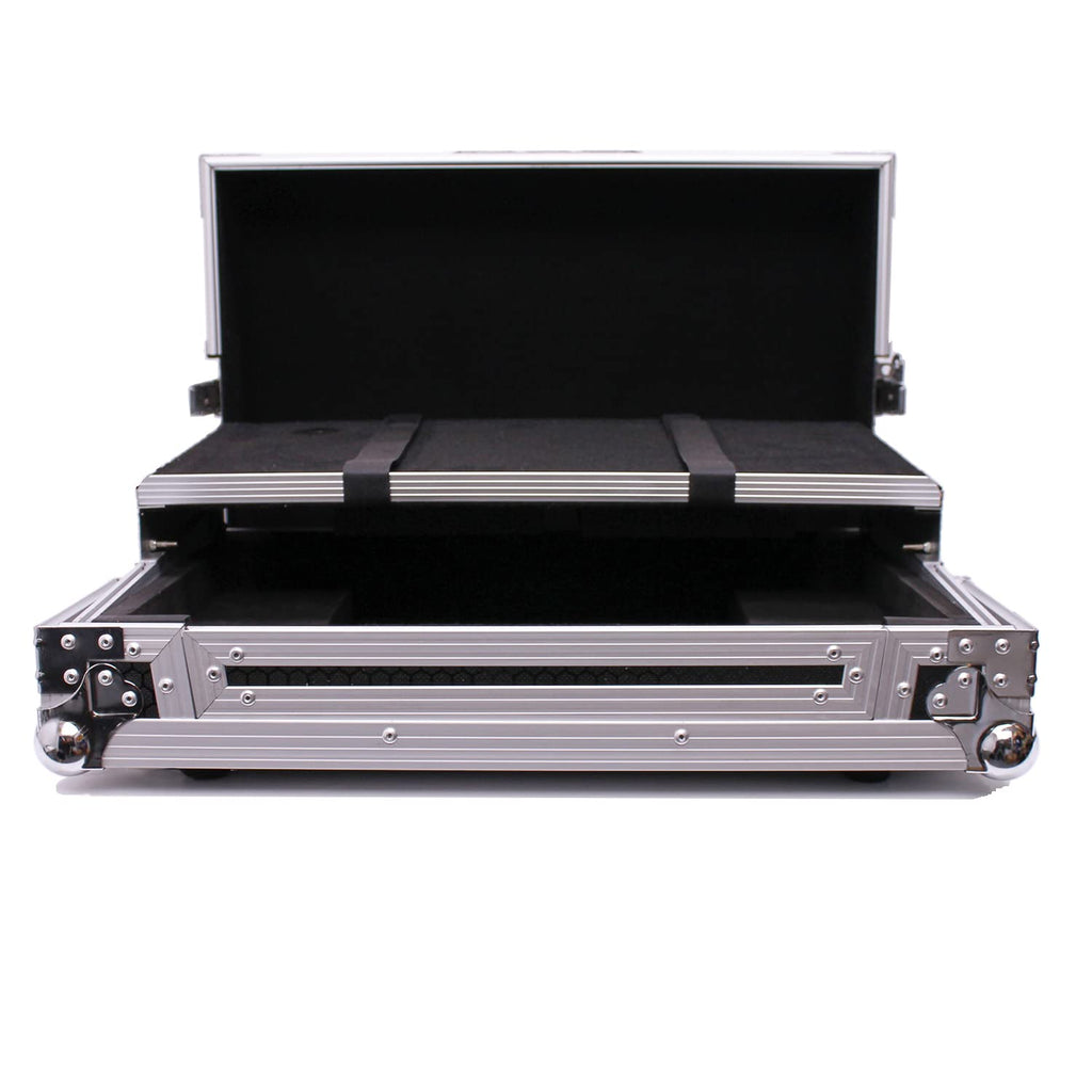 Protekt Case for Pioneer DDJ-SR2 Plus Series CSSR DJ Flight Case + Laptop Shelf for DJ Controller
