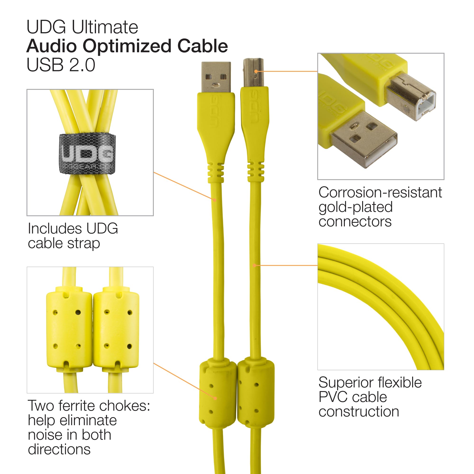 UDG Cable USB 2.0 (A-B)