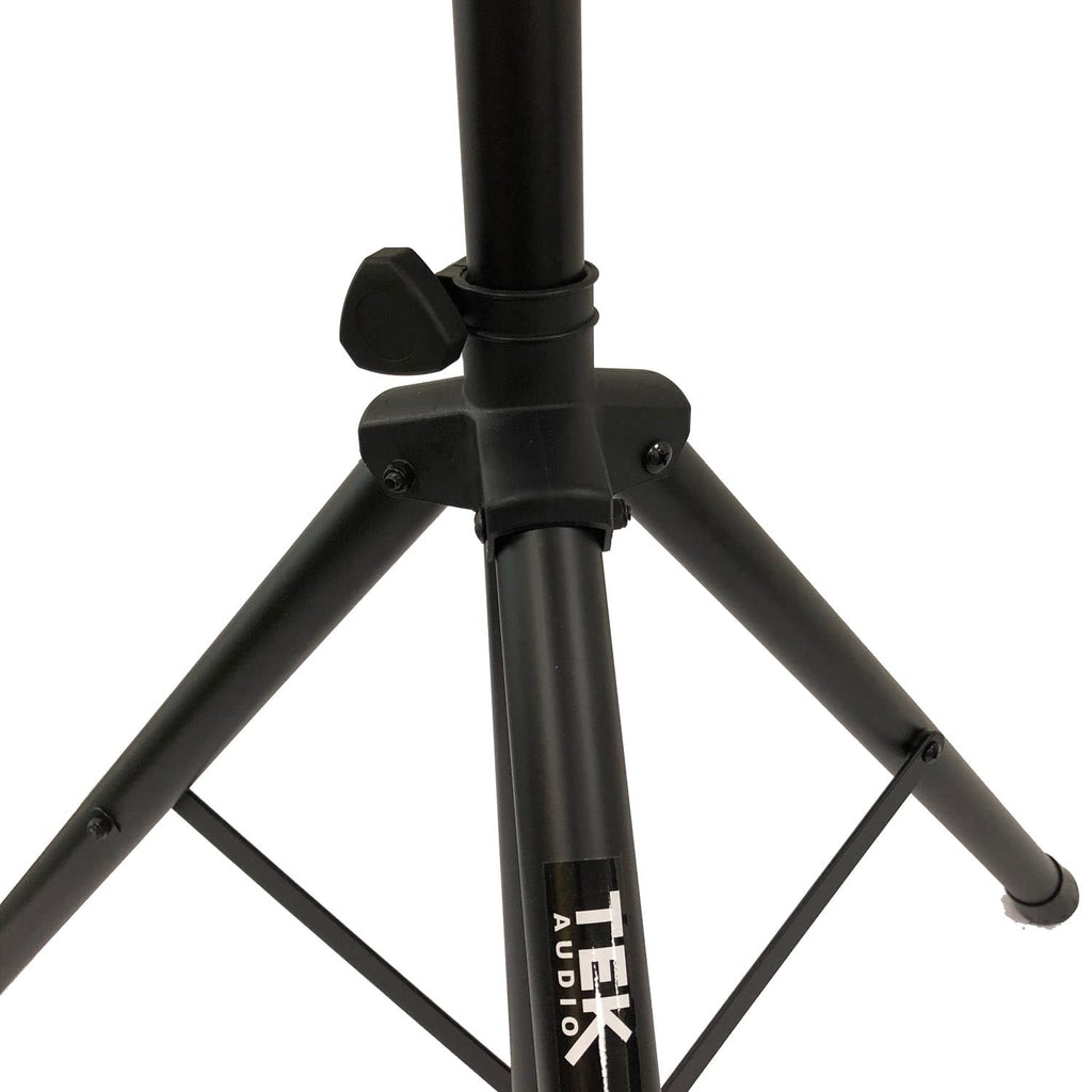 TEK audio SS260 - Speaker Stands Kit including 2 Stands and carry bag PA Stand Mobile DJ medium legs