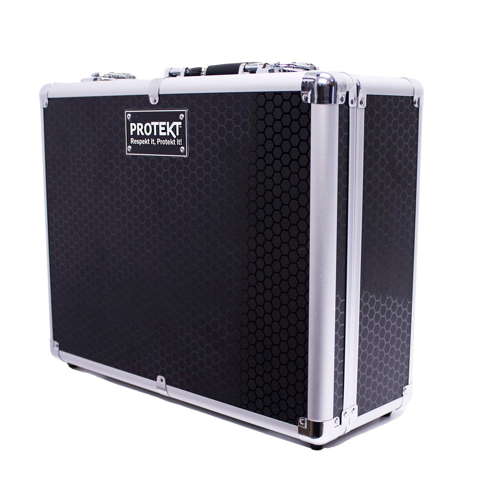 Protekt Universal Utility Flight Case CPFM Plus Series Pick and Fit diced Foam Briefcase, Storage Case for Lighting Controllers, Small DJ Controllers, Cables, Audio Equipment and More