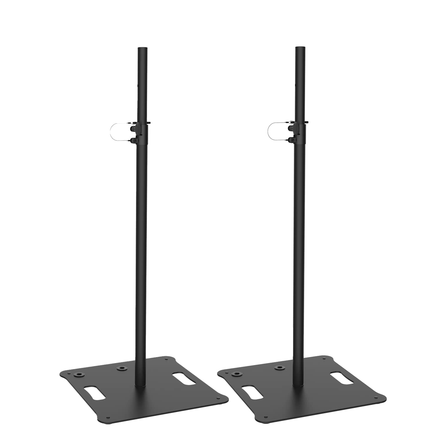 (Pair) TEK audio SS600 - square base elegant space-saving speaker stands