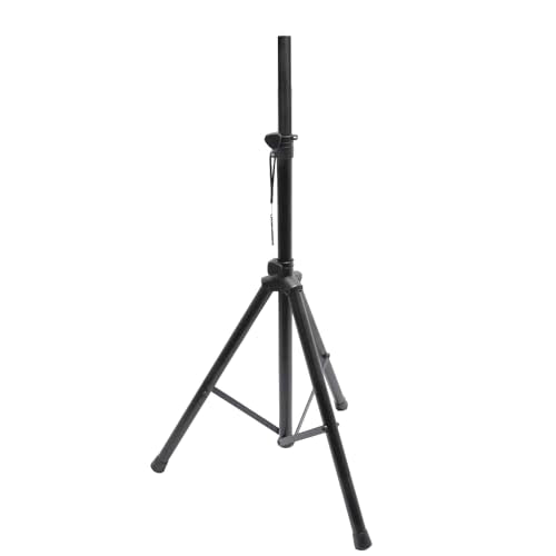 TEK audio SS260 - Speaker Stands Kit including 2 Stands and carry bag PA Stand Mobile DJ medium legs