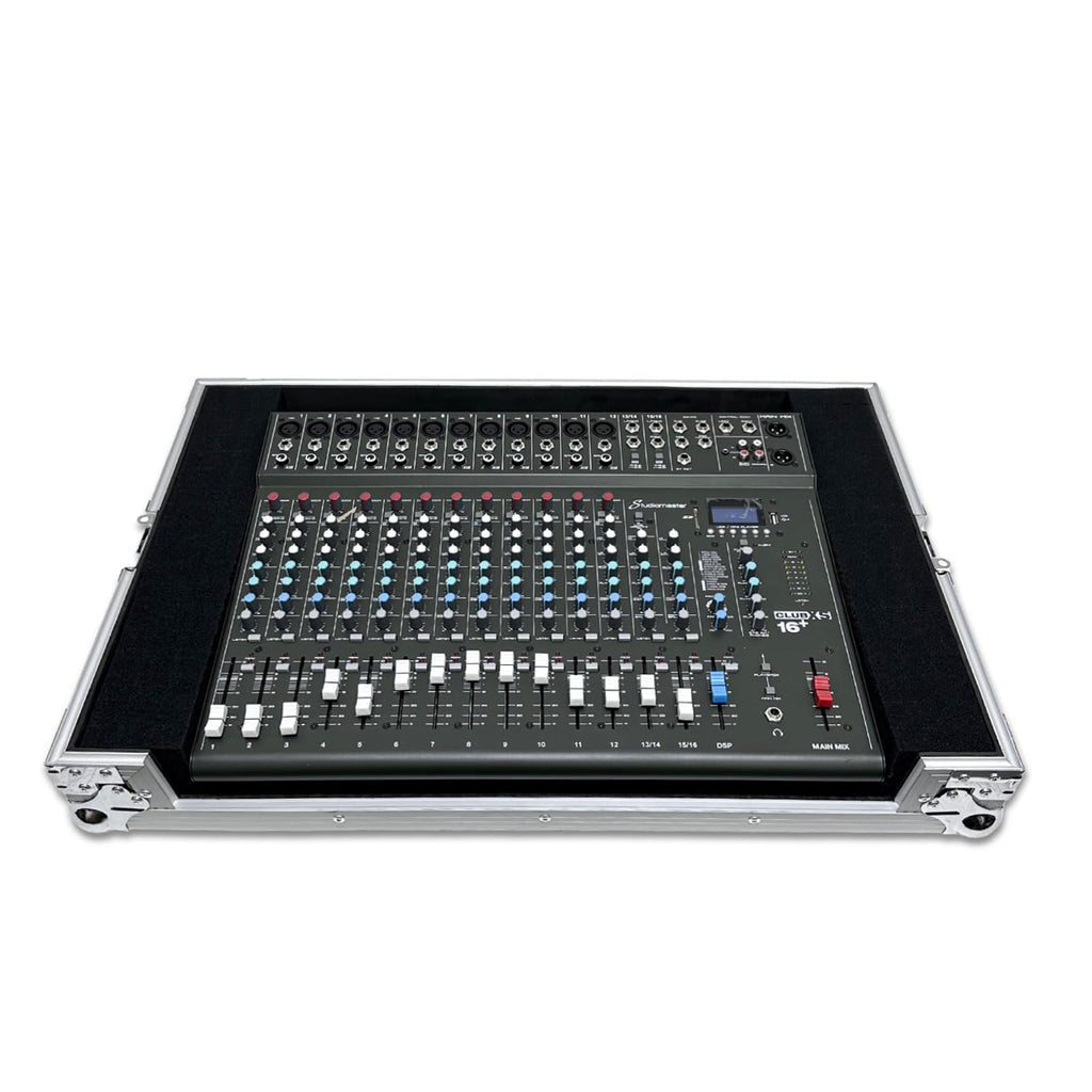 Protekt Universal Customisable Pick & Pluck Foam DJ Controller-PA Mixer Flight Case Plus Series Pick and Fit diced Foam Case