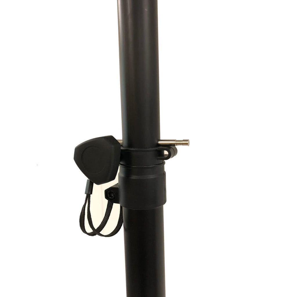 TEK audio SS260 - Speaker Stands Kit including 2 Stands and carry bag PA Stand Mobile DJ medium legs